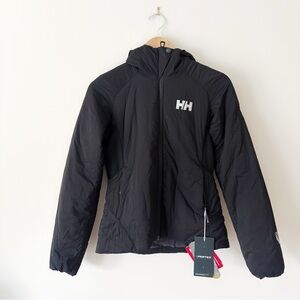 NWT Helly Hansen Odin Stretch Hooded Insulator Jacket in Black